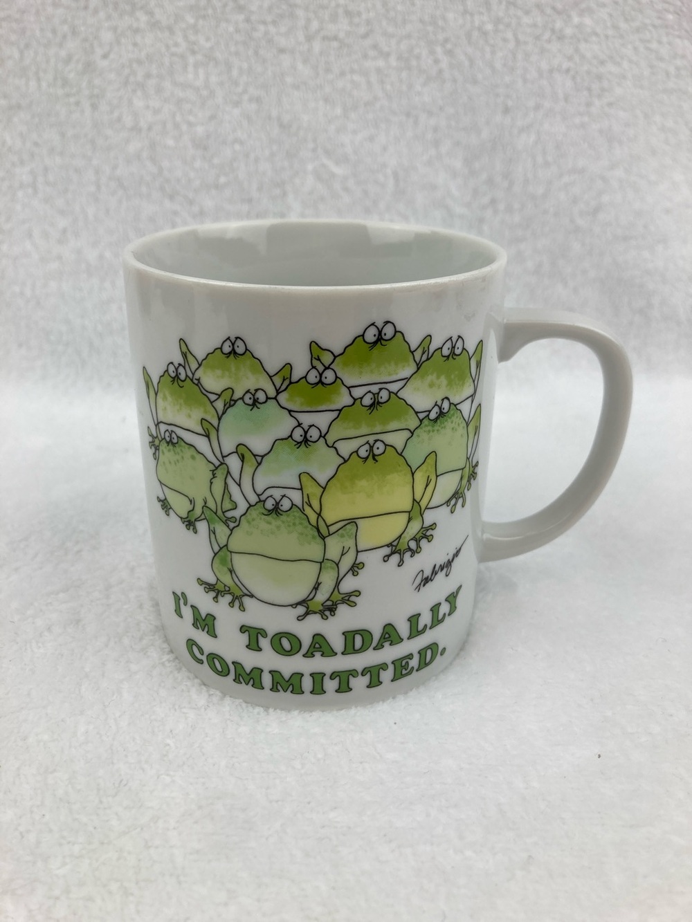 Message Mugs I’m Toadally Committed Graphic Mug Japan